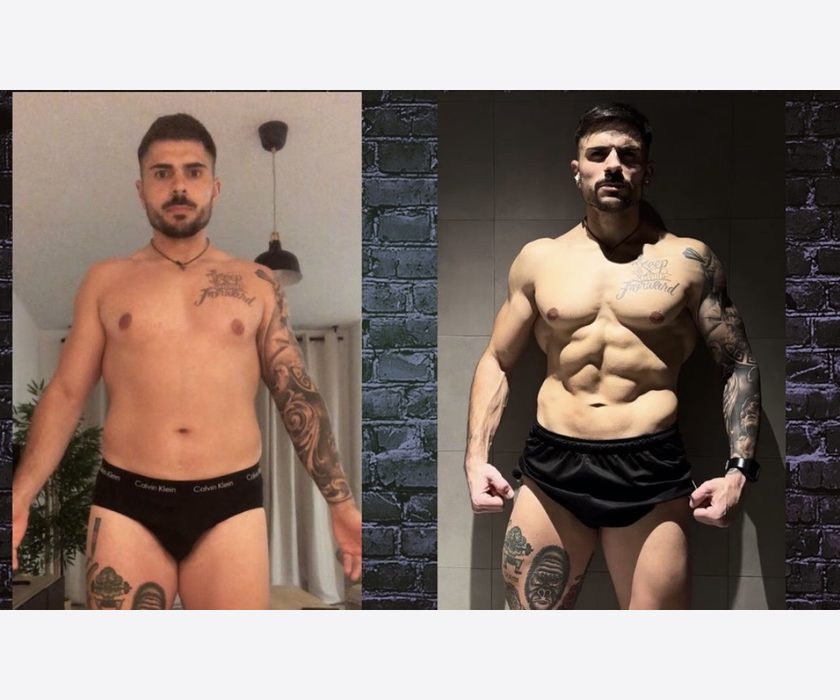 Antes y después de un cliente de Hermetic Way