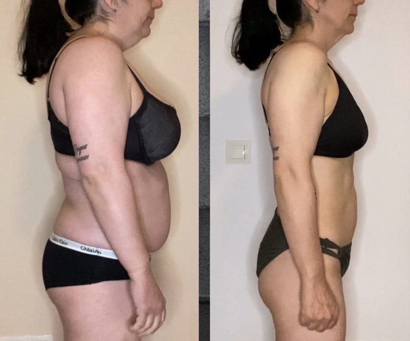 Antes y después de un cliente de Hermetic Way