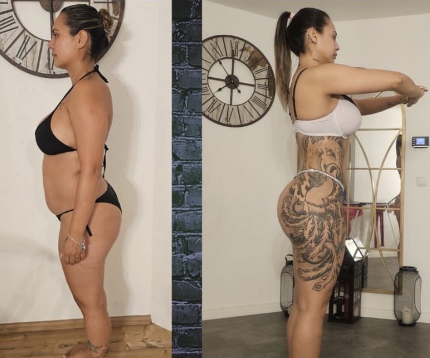 Antes y después de un cliente de Hermetic Way