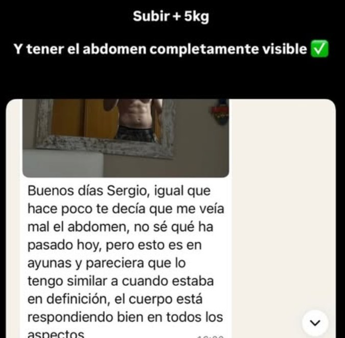 Mensaje real de un cliente por WhatsApp